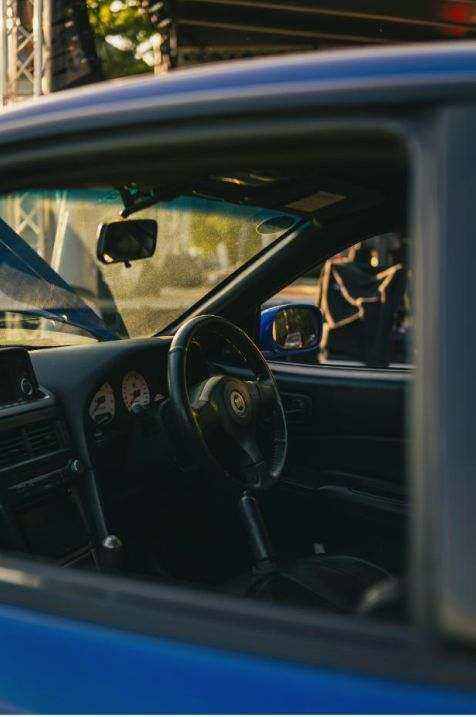 Interior of sedan